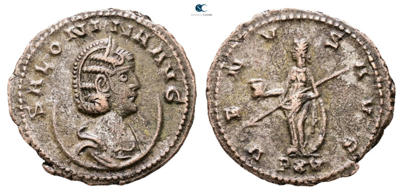 Salonina AD 254-268. Antioch
Billon Antoninianus

21 mm, 3,09 g



Very F...