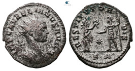 Aurelian AD 270-275. Serdica. Antoninianus Æ silvered