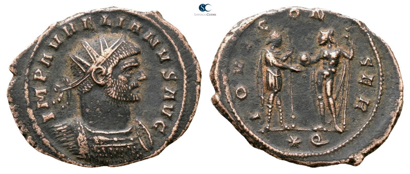 Aurelian AD 270-275. Siscia
Antoninianus Æ

25 mm, 3,73 g



Very Fine