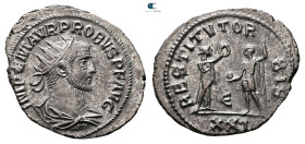 Probus AD 276-282. Antioch. Antoninianus Æ silvered