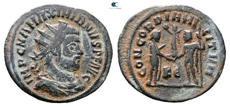 Maximianus Herculius AD 286-305. Cyzicus
Radiatus Æ

22 mm, 2,64 g



Ver...