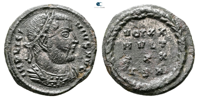 Licinius I AD 308-324. Thessaloniki
Follis Æ

19 mm, 3,09 g



Nearly Ver...