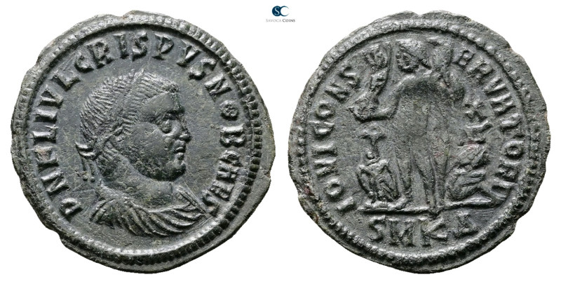 Crispus, as Caesar AD 316-326. Cyzicus
Follis Æ

21 mm, 2,81 g



Good Ve...