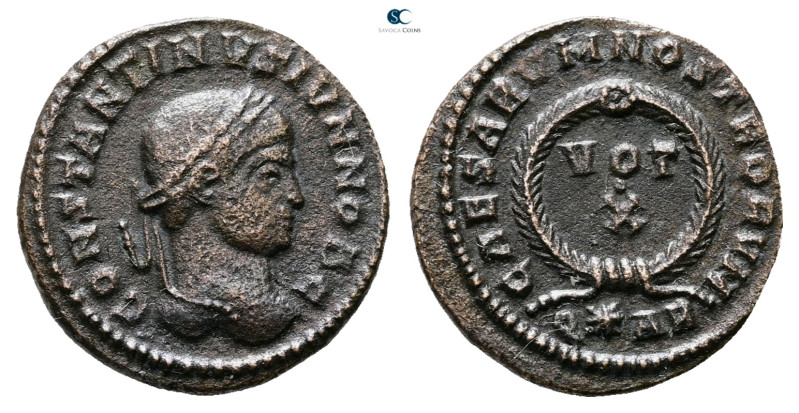 Constantine II, as Caesar AD 317-337. Arelate (Arles)
Follis Æ

19 mm, 3,12 g...