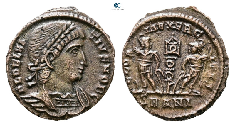 Delmatius, as Caesar AD 335-337. Antioch
Follis Æ

16 mm, 2,16 g



Very ...