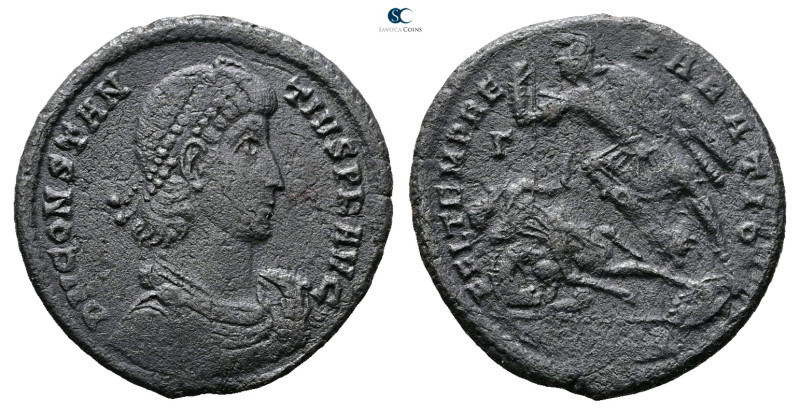 Constantius II AD 347-361. Uncertain mint, probably Antioch
Centenionalis Æ

...