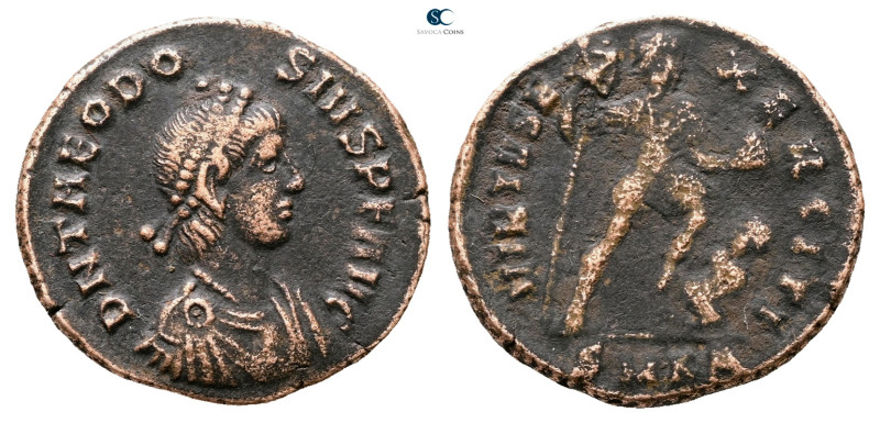 Theodosius I AD 379-395. Cyzicus
Follis Æ

23 mm, 5,08 g



Nearly Very F...