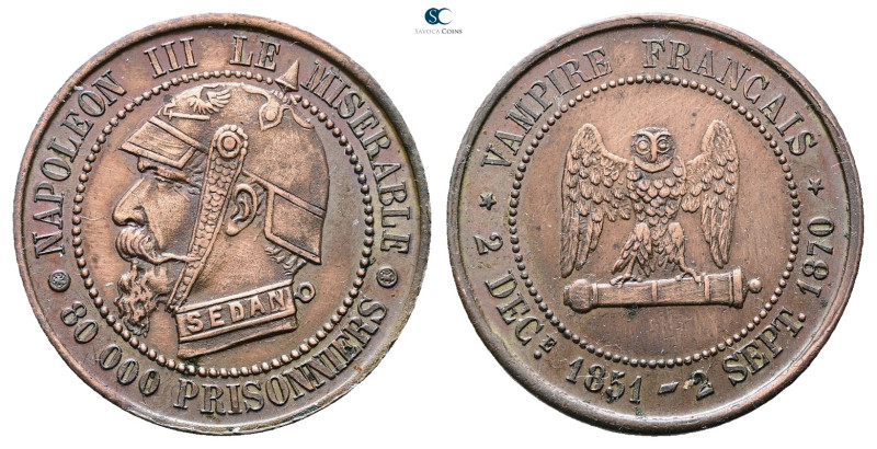 France. AD 1870. Sedan
Medal

 mm, 6,50 g



Extremely Fine