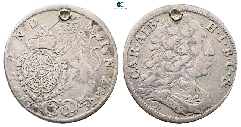 Germany. Bayern AD 1732. 
30 Kreuzer 1732

 mm, 6,66 g



as pictured