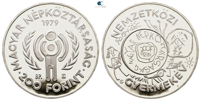 Hungary. AD 1979. Year of the Child
200 Forint 1979

 mm, 28 g



Proof