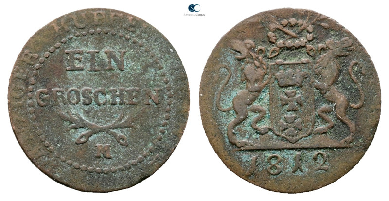 Poland. Gdansk AD 1812. 
1 Groschen 1812

 mm, 2,44 g



Very Fine