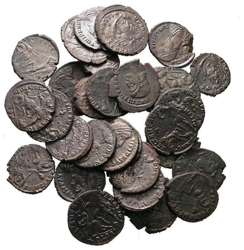 Lot of ca. 30 roman coins / SOLD AS SEEN, NO RETURN!

Nearly Very Fine