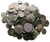Lot of ca. 100 ancient bronze coins / SOLD AS SEEN, NO RETURN!Good Fine