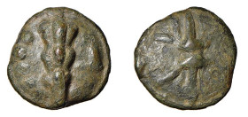 APULIA - LUCERIA (dopo il 220 a.C.) QUATRUNX gr. 31,5 - D/Fulmine R/Clava con a s. 4 globetti - Ae - T&V. 282 SPL
