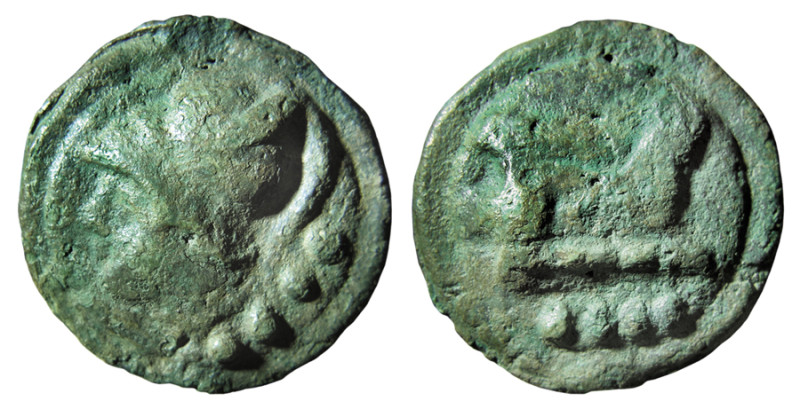 LATIUM - ROMA - SERIE GIANO/PRORA A DESTRA (circa 240-225 a.C.) TRIENTE gr.91 - ...