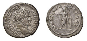 CARACALLA (198-217) DENARIO - D/Testa laureata a d. ANTONINVS PIVS AVG BRIT R/Marte stante a s. con ramo e lancia. MARTI PA CATORI - Ar - RIC 222 - C....