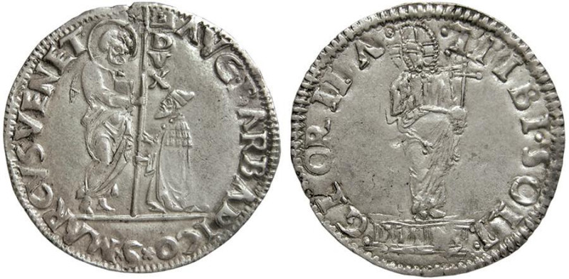 VENEZIA - AGOSTINO BARBARIGO Doge (1486-1501) MOCENIGO gr.6,5 - Massaro Marcanto...