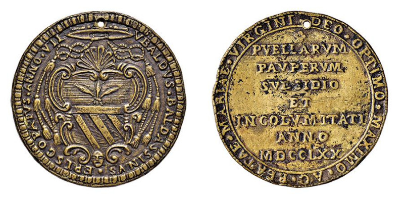 IESI (1770) MEDAGLIA AE - SUSSIDIO E DIFESA DELLE RAGAZZE POVERE - D/Entro cerch...