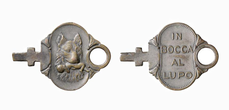 SAVOIA - REGNO D'ITALIA - VITTORIO EMANUELE III (1900-1943) MEDAGLIA "IN BOCCA A...