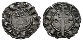 The Crown of Aragon. Jaime I (1213-1276). Obol. Valencia. (Cru C.G-2131). (Cru V.S-315). Bi. 0,34 g. First issue. Rare. VF. Est...150,00. 

Spanish ...