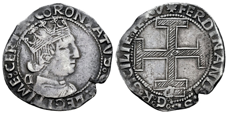 The Crown of Aragon. Ferdinandus I of Napoles (1458-1494). Coronato. Naples. (Cr...