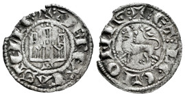Kingdom of Castille and Leon. Alfonso X (1252-1284). Pepion. Sevilla. (Bautista-348 var.). Anv.: + : ALF REX CASTELLE : . Rev.: + ⋮ ET ⋮ LEGIONIS ⋮ . ...