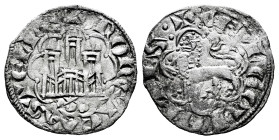 Kingdom of Castille and Leon. Alfonso X (1252-1284). Noven. Coruña. (Bautista-395.1). (Imperatrix-A10:11.40). Bi. 0,78 g. Modern scallop under castle....