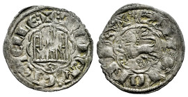 Kingdom of Castille and Leon. Alfonso X (1252-1284). Noven. Sevilla. (Bautista-400). (Imperatrix-A10:11.31). Bi. 0,81 g. S under the castle. Three dot...