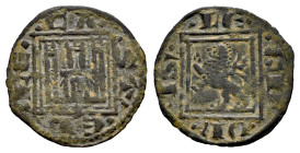 Kingdom of Castille and Leon. Alfonso X (1252-1284). Obol. Coruña. (Bautista-411.4). Bi. 0,51 g. Lion rampant obverse. Scallop below the castle. Scarc...