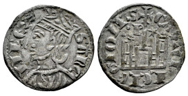 Kingdom of Castille and Leon. Sancho IV (1284-1295). Cornado. Burgos. (Bautista-427.2). Bi. 0,68 g. Pellet B and star over the castle. Choice VF. Est....