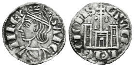 Kingdom of Castille and Leon. Sancho IV (1284-1295). Cornado. Coruña. (Bautista-428). Bi. 0,72 g. With star and scallop on both sides of the cross. Th...