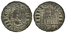 Kingdom of Castille and Leon. Sancho IV (1284-1295). Cornado. Sevilla. (Bautista-433.2). Bi. 0,85 g. With stars on both sides and S on the door. VF. E...