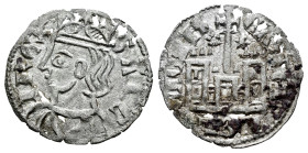 Kingdom of Castille and Leon. Sancho IV (1284-1295). Cornado. (Bautista-436). (Imperatrix-S4.3.67, Plate coin). Bi. 0,63 g. Flower with five petals an...