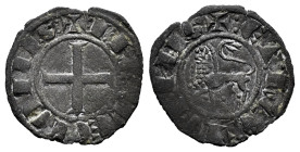 Kingdom of Castille and Leon. Infant D. Juan Manuel, from Tarifa(1295-1300). Dinero. ¿León?. (Bautista-465 var.). (Imperatrix-IJ:1.5 var.). Anv.: + : ...