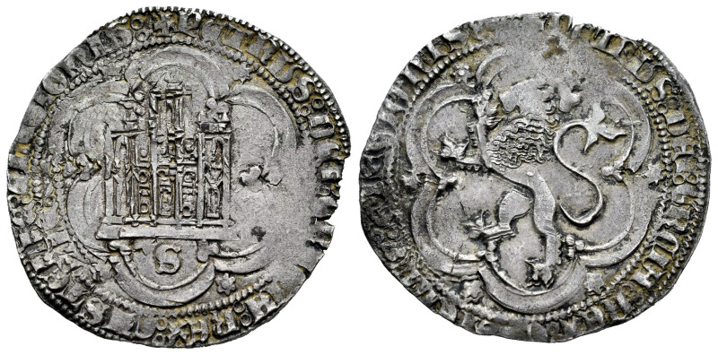 Kingdom of Castille and Leon. Pedro I (1350-1368). 4 maravedis. Sevilla. (Bautis...