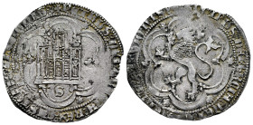 Kingdom of Castille and Leon. Pedro I (1350-1368). 4 maravedis. Sevilla. (Bautista-536). Anv.: + PETRVS : DEI : GRACIA : REX : CASTELLE : LEGIONIS : ....
