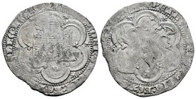 Kingdom of Castille and Leon. Pedro I (1350-1368). 4 maravedis. Sevilla. (Bautista-536 var.). Anv.: + PETRVS : DEI : GRACIA : REX : CASTELLE : LEGIOS....