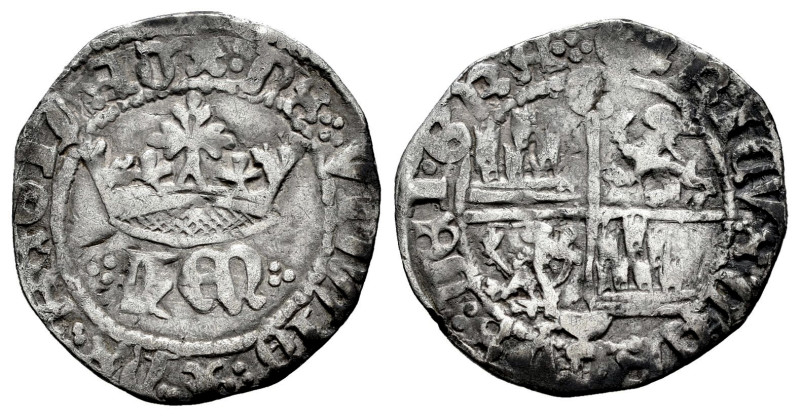 Kingdom of Castille and Leon. Henry IV (1399-1413). 1/2 real. Cuenca. (Bautista-...
