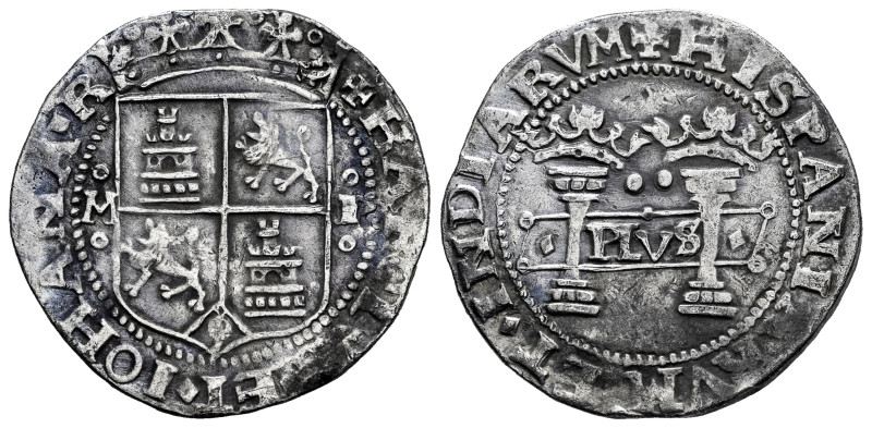 Charles-Joanna (1504-1555). 2 reales. ND (1541-1542). Mexico. M-P. (Cal-91). Anv...