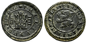 Philip III (1598-1621). 4 maravedis. 1608. Segovia. (Cal-268 var). Ae. 2,95 g. Error leyenda: RLX. Rara. Choice VF. Est...200,00. 

Spanish Descript...