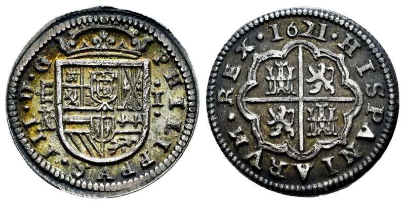 Philip III (1598-1621). 1 real. 1621. Segovia. A/AR. (Cal-521). (Jarabo-Sanahuja...