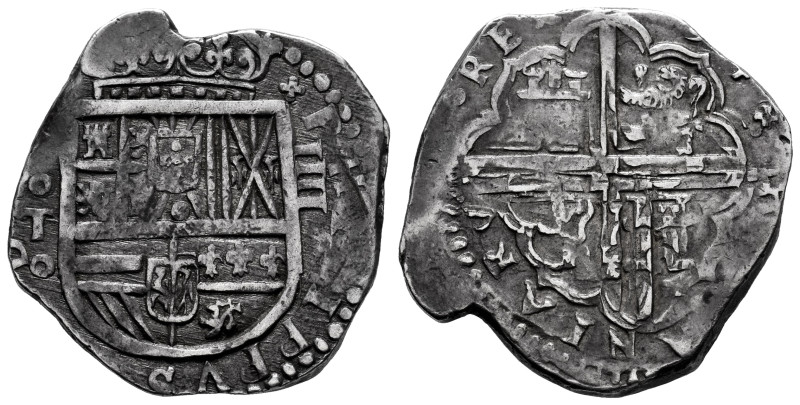 Philip III (1598-1621). 4 reales. 1614. Toledo. No assayer. (Cal-843). Ag. 13,32...