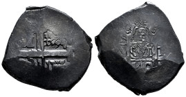 Philip V (1700-1746). 8 reales. 1740. Lima. (V). (Cal-1317). Ag. 28,12 g. Dark patina. Rare. Choice F/Almost VF. Est...350,00. 

Spanish Description...