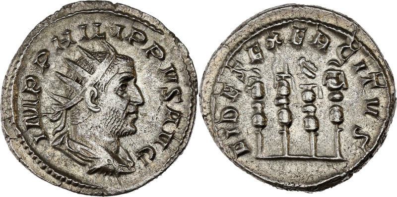 EMPIRE ROMAIN - ROMAN
Philippe Ier (244-249). Antoninien ND (247-249), Rome.
RIC...