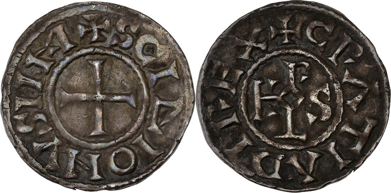 FRANCE / CAROLINGIENS - FRANCE / CAROLINGIAN
Charles II le Chauve (840-877). Den...