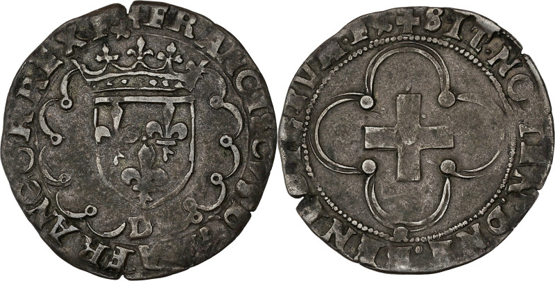 FRANCE / CAPÉTIENS - FRANCE / ROYAL
François Ier (1515-1547). Douzain à la crois...