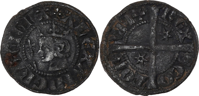 GRANDE-BRETAGNE - UNITED KINGDOM
Écosse, Alexandre III (1249-1286). Halfpenny ND...