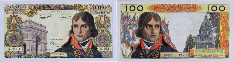 FRANCE
100 nouveaux francs type 1959 “Bonaparte” 1-3-1962.
P.144a - F.59.14.
Alp...