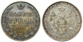 Russia Nikolai I - Rubel 1849 ПА Petersburg
Rosja, Mikołaj I - Rubel 1849 ПА Petersburg

Nice piece with a lot of luster. Some surface hairliness o...