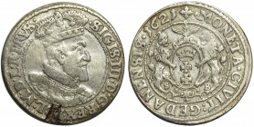 Zygmunt III Waza, Ort Gdańsk 1621

Wada blachy. 
POLISH COINS Poland 1506-1795 Poland Polen

Grade: VF
Literature: Shatalin GD21-5(R)